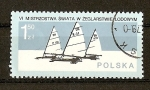 Sellos de Europa - Polonia -  Campeonato Mundial de Yachting sobre Hielo.