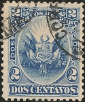Stamps Peru -  Series 1866 - 1874 emitidas por la American Bank Note Co.