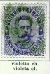 Stamps : Europe : Italy :  Humberto I edicion 1889