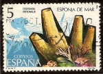 Stamps : Europe : Spain :  Invertebrados - Esponja de mar