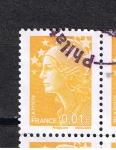 Sellos de Europa - Francia -  Alegoría  en color amarillo