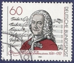 Stamps Germany -  ALEMANIA Telemann 60