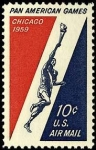 Stamps : America : United_States :  Pan American Games