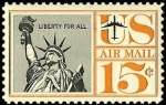 Stamps United States -  Statue of Liberty