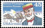 Stamps United States -  Langley and Unmanned Aerodrome