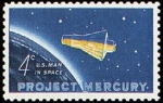 Stamps : America : United_States :  First orbital flight of a U.S. astronaut