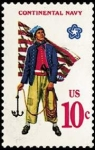 Stamps : America : United_States :  First Navy Jack