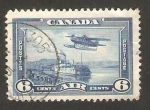 Stamps Canada -  avión sobre la ribera mackenzie