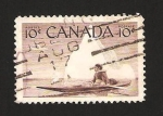 Stamps Canada -  278 - Esquimal en kayak