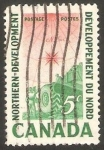 Stamps : America : Canada :  desarrollo en el norte