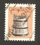 Sellos de America - Canad -  un cubo