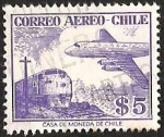 Sellos de America - Chile -  CORREO AEREO DE CHILE