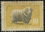 Sellos de America - Uruguay -  Riqueza agropecuaria uruguaya. Raza ovina. Merino Australiano. 