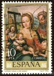 Stamps Spain -  Día del Sello. Sagrada Familia - Juan de Juanes