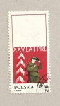 Stamps Poland -  XXV aniv. de la Republica Popular de Polonia
