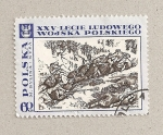 Stamps Poland -  En la trinchera