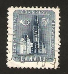 Stamps : America : Canada :  congreso del servicio postal en ottawa