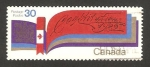 Stamps Canada -  repatriación de la constitución en Canadá