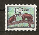 Stamps : Europe : Germany :  Animales en vias de extincion.