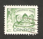 Stamps Canada -  Navidad, Niños cantando villancicos