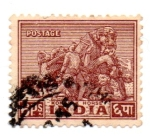 Stamps : Asia : India :  2º.ANIVERSARIO DE INDEPENDENCIA