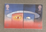 Stamps United Kingdom -  Europa en el espacio