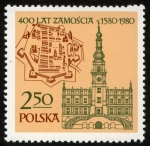 Sellos de Europa - Polonia -  POLONIA - Ciudad vieja de Zamość