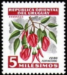 Stamps : America : Uruguay :  Ceibo