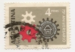 Stamps Argentina -  75° Aniversario Unión Industrial Argentina