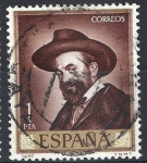 Stamps Spain -  1714 Retrato de José María Sert.