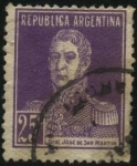 Sellos del Mundo : America : Argentina : Libertador General José de San Martín. 1778 - 1850. Militar argentino, cuyas campañas fueron decisiv