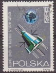 Stamps Poland -  Polonia 1964 Scott 1295 Sello Nuevo Carrera Espacial Satelite explorando la Ionosfera Preobliterado 