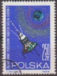Sellos de Europa - Polonia -  Polonia 1964 Scott 1296 Sello Nuevo Carrera Espacial Satelite Elektron 2 explorando Radiacion