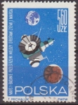 Stamps Poland -  Polonia 1964 Scott 1297 Sello Nuevo Carrera Espacial Satelite Marx 1 entre Marte y la Tierra