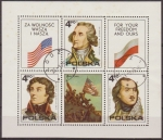 Stamps Poland -  Polonia 1975 Scott 2122 Sellos Nuevos HB Guerra Independencia Americana George Washington