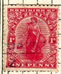 Stamps New Zealand -  Alegoria