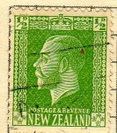 Stamps New Zealand -  George V