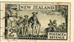 Stamps New Zealand -  Capitan Cook
