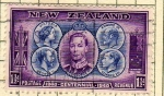 Stamps New Zealand -  Los soberanos ingleses despues de 1840