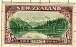 Sellos de Oceania - Nueva Zelanda -  Lake Matheson