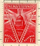 Sellos de Oceania - Nueva Zelanda -  Catedran St. Paul de LONdres