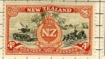 Stamps New Zealand -  Conm. de la Paz