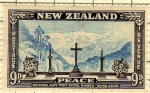 Stamps New Zealand -  Conme. por la Paz