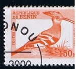 Stamps : Africa : Benin :  Upupa epops