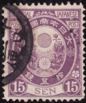 Stamps : Asia : Japan :  Imperio postal Japonés