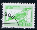Stamps Benin -  Coracias garrulus