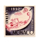 Stamps : Europe : Monaco :  OLIMPIADAS DE HELSINKI