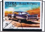 Stamps America - Cuba -  Autos Antiguos ( Cadillac 1959 md. Fleetwood)