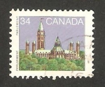 Stamps Canada -  el parlamento, edificio central