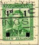 Sellos de Oceania - Nueva Zelanda -  georgeVI